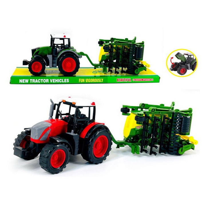 Tractor de Jucarie, Plastic Durabil, Idee Cadou Baieti 3+ Ani