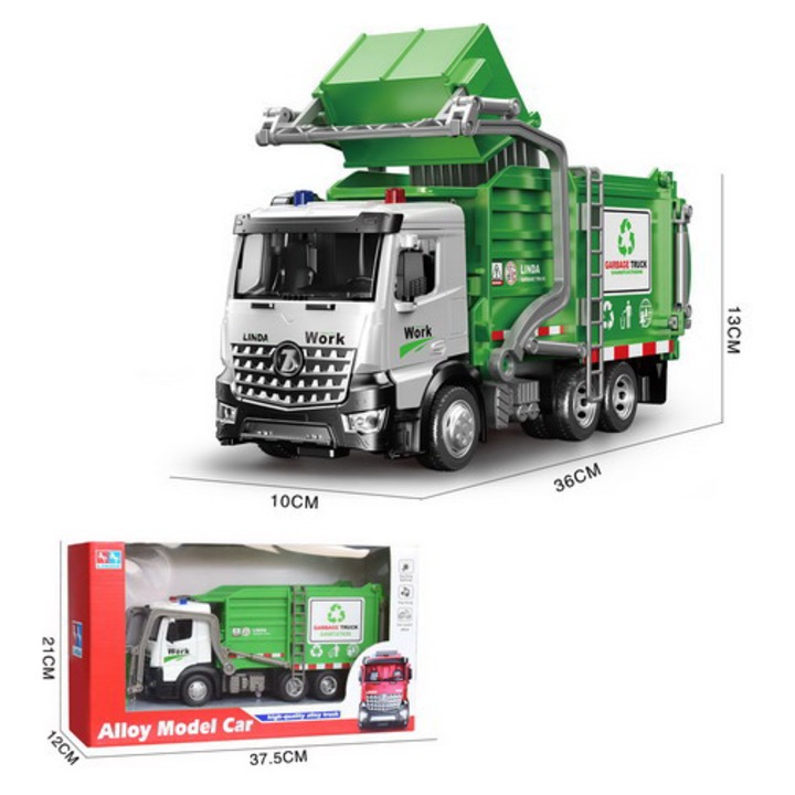 Camion de Jucarie Functional, Plastic Rezistent, Cadou Baieti 3+ Ani