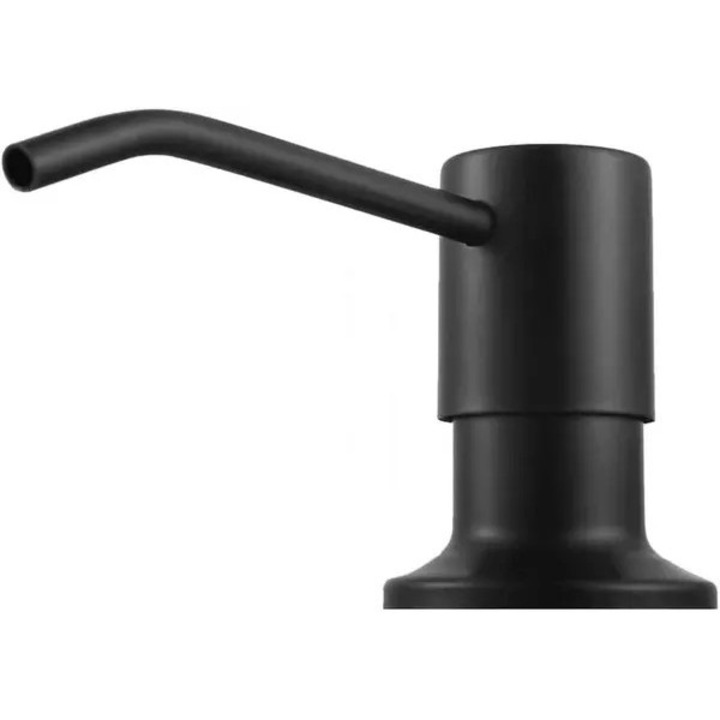 Ergonomikus fekete rozsdamentes acél konyhai szappanadagoló 500ml