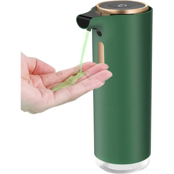 Automata folyékony szappan adagoló 300ml zöld kerek szett 1