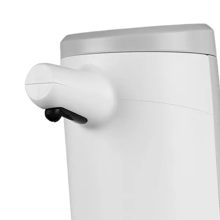 Automata habszappan adagoló 450ml USB újratölthető, ABS, fehér