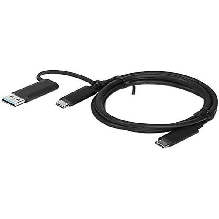 Cablu Lenovo USB A la USB C 1m negru 4X90U90618