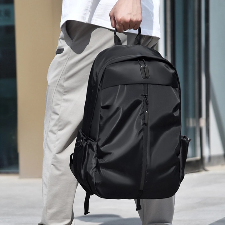 YANYXR unisex laptop hátizsák, nylon, fekete, 45x30x14.5cm, 15.6 inch
