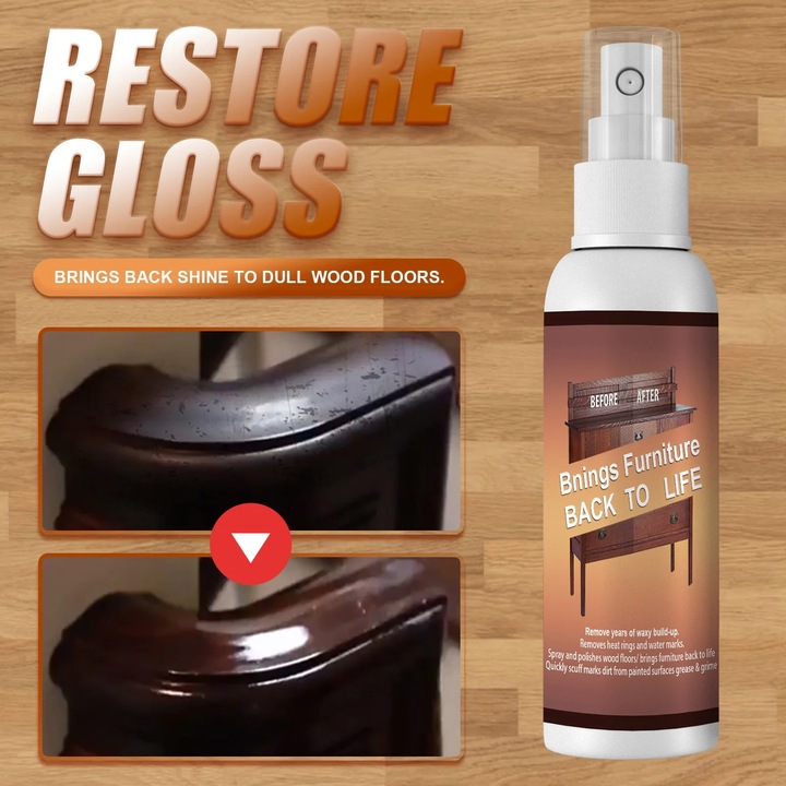 Spray reparare zgarieturi YANYXR pentru mobilier si podele lemn 120ml