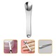YANYXR 5 db kozmetikai spatula készlet, cink, 6x1.2x0.3cm, ezüst
