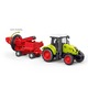YANYXR piros farm traktor játék 24x6x6cm súrlódásos