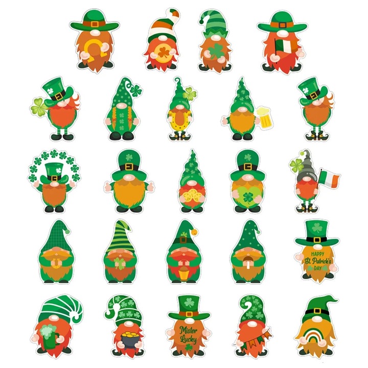 Set magneti decorativi YANYXR gnom verde 10x7.9cm