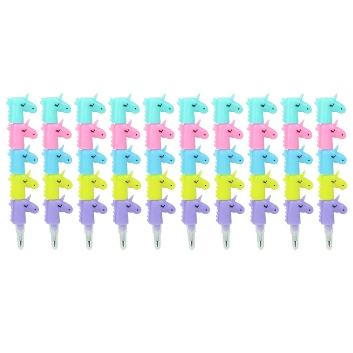 Set 10 creioane YANYXR pentru desen si scris, negru, 13.2x2x1cm