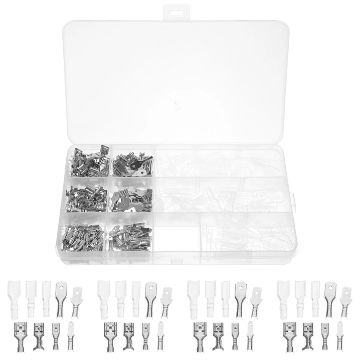 Conectori spade YANYXR set 270 piese metal plastic 3x1x0.6cm