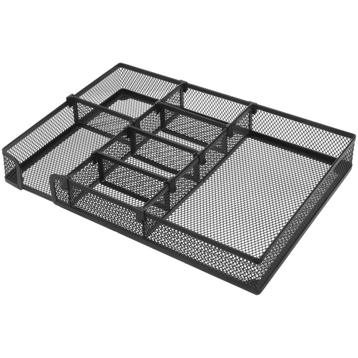 Органайзер за бюро YANYXR метален черен 32x22x4.5см