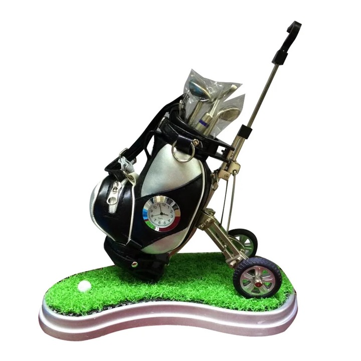 Penar YANYXR cu suport stilou, design creativ, zinc si PU, multicolor, 19x9x19.5cm