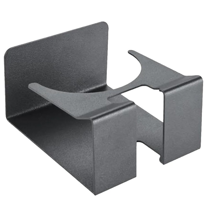 Suport aparat de ras YANYXR inox negru 8x8x4cm