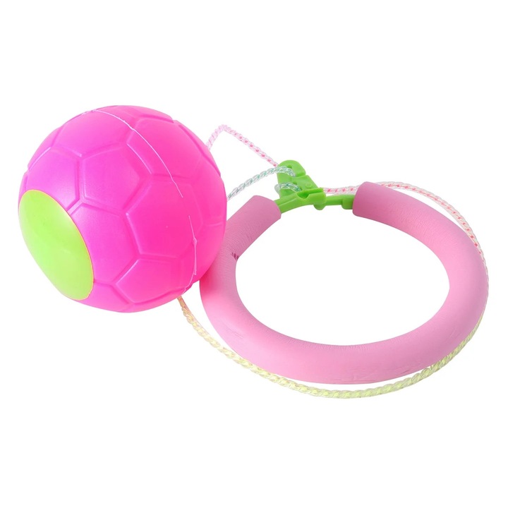 Играчка за скачане YANYXR пластмасов обръч розов 89x15x15см
