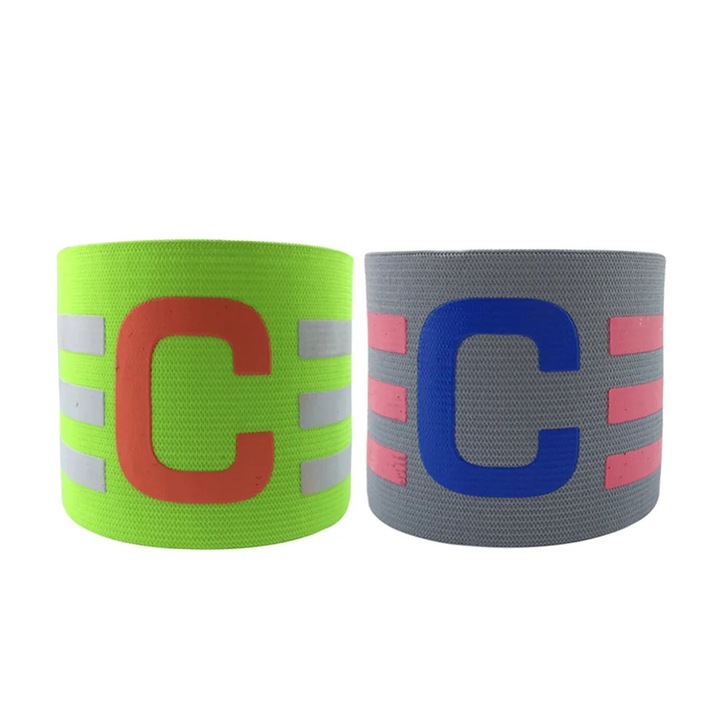 Set 2 bratari sportive YANYXR, elastic, ajustabil, verde-gri, 36x7x1cm