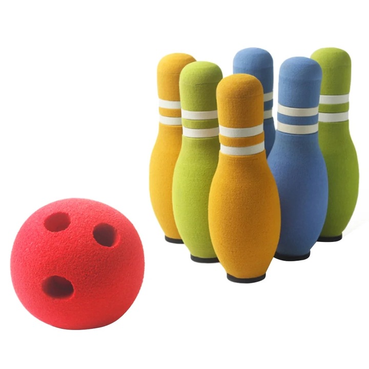 YANYXR bowling szett gyerekeknek, 7 részes, többszínű, 20.5x7.1x7.1cm