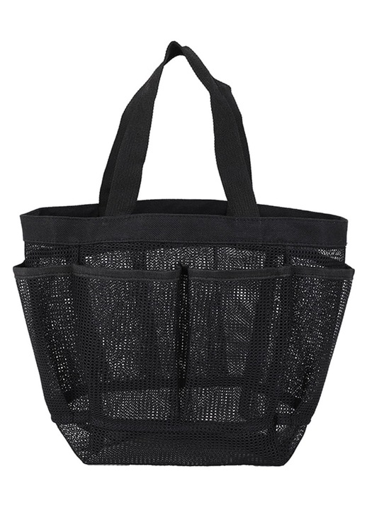 Geanta plaja YANYXR nylon negru 20x18x14cm