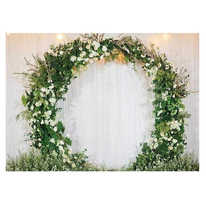 Fundal foto ZYBLSSBB multicolor 210x150x0.3cm decor petrecere flori