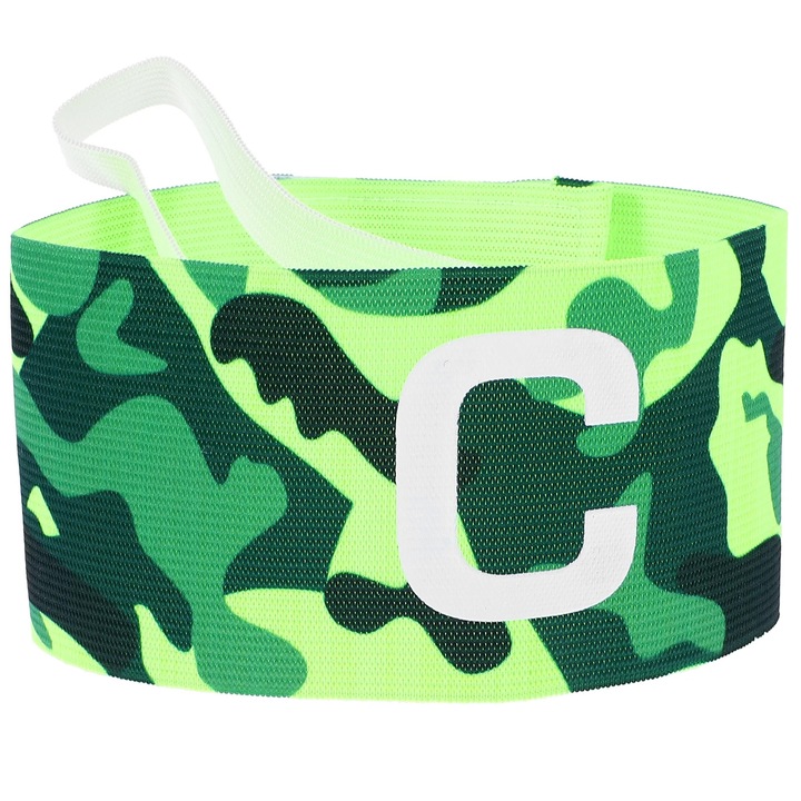 Bratara capitan fotbal YANYXR, nylon, albastru, 37x7cm