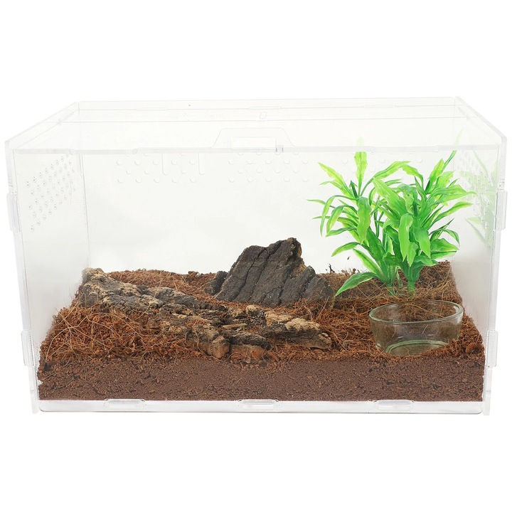 Cutie reproducere reptile YANYXR acril transparent 25x15x15cm