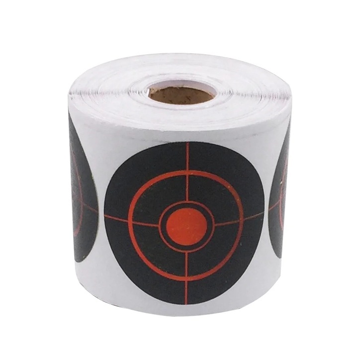 YANYXR kerek öntapadós tintasugaras matricák 7.5x7.5cm fekete szett 250 db