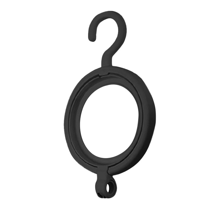 Suport palarii YANYXR negru 13.5x24cm agatat pentru usa