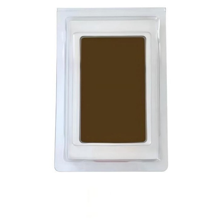 Set amprente maini si picioare bebelus, 2 piese, cerneala sigura, maro, 6x9.5cm