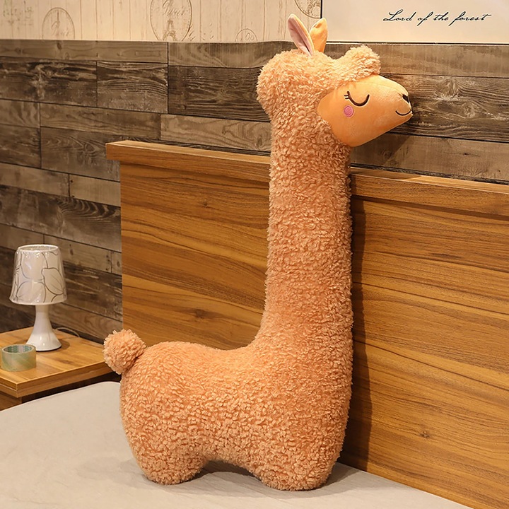 Jucarie de plus YANYXR dinozaur moale 75cm maro
