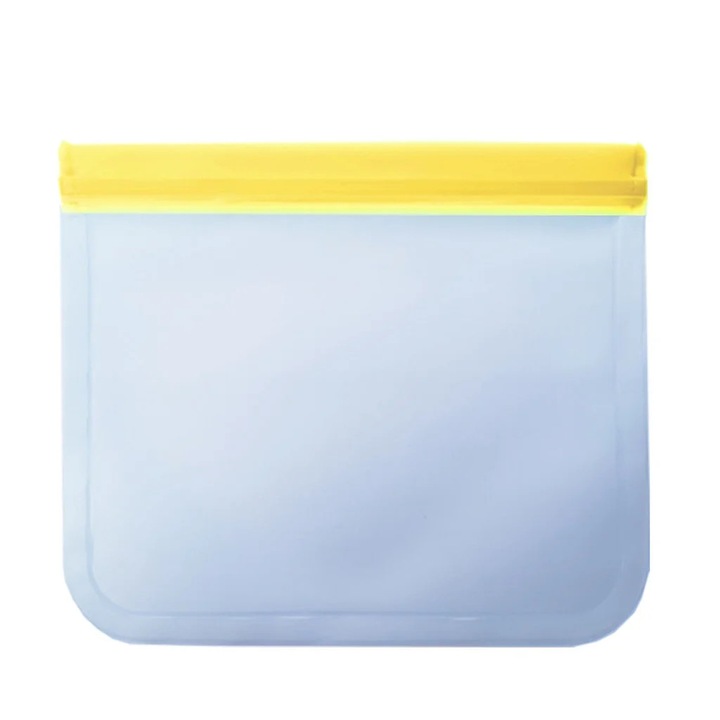 Pungi depozitare alimente reutilizabile PEVA translucide set 21.5x18x0.2cm si 21.5x12x0.2cm