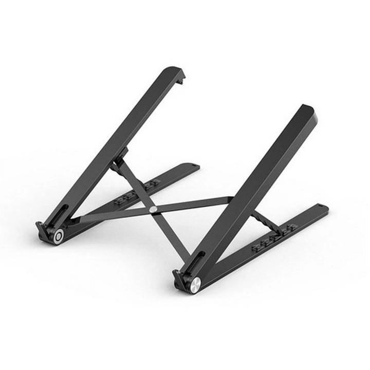 Suport pliabil laptop YANYXR aluminiu, racire, argintiu 32x30x6cm