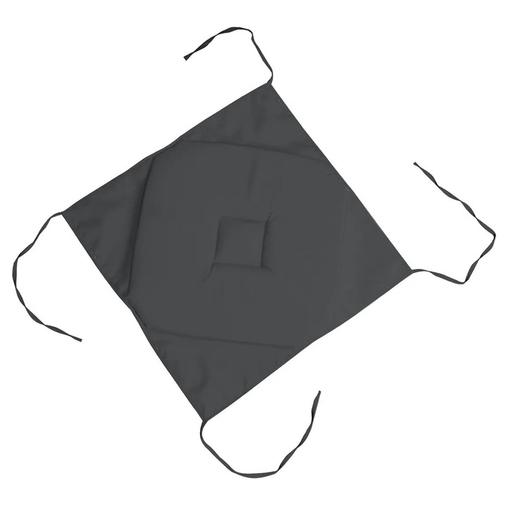 Perna De Scaun Nelson 40x40cm, MoftX, Culoare Antracit, 100% Poliester