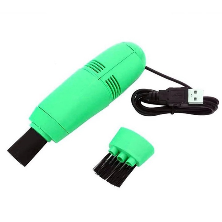 Aspirator mini USB pentru tastatura YANYXR verde 120cm