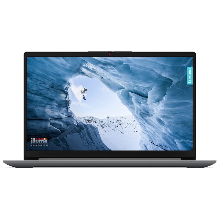 Laptop Lenovo IdeaPad 1, 15.6" Full HD, Intel® Core™ i5 1335U akár 4.6 GHz, 16 GB RAM DDR4 3200, 256 GB SSD, Intel Iris Xᵉ Graphics, Windows 11 Home, Cloud Grey 256 GB
