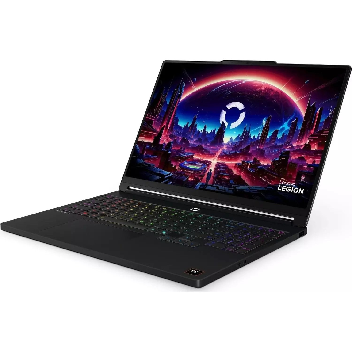 Laptop Lenovo Legion 5, 15.3" WQXGA, AMD Ryzen™ 7 250 pana la 5.1 GHz, 16 GB RAM DDR5 5600, 512 GB SSD, NVIDIA® GeForce® RTX 5050 8 GB, Free Dos, Eclipse Black 512 GB