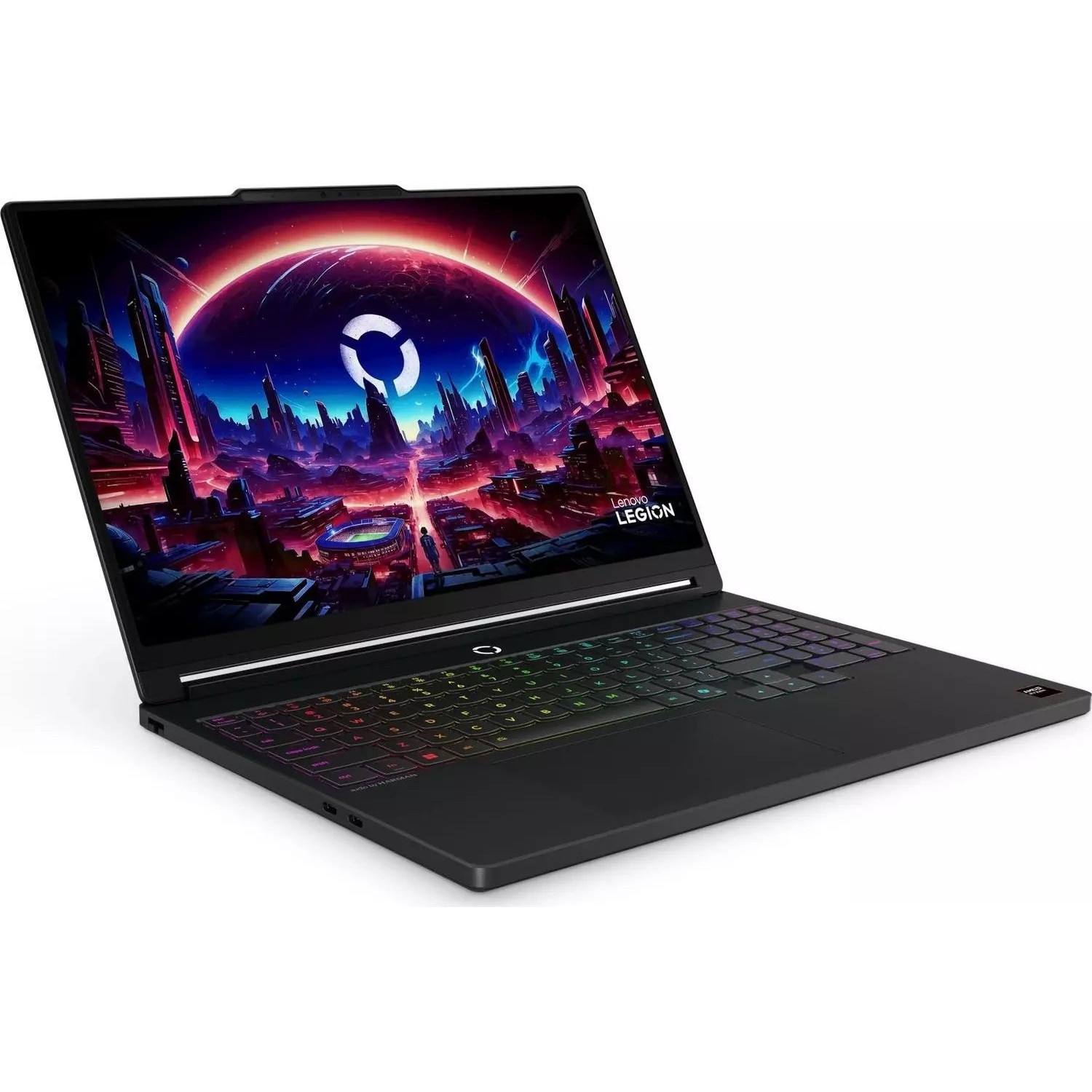 Laptop Lenovo Legion 5, 15.3" WQXGA, AMD Ryzen™ 7 250 pana la 5.1 GHz, 16 GB RAM DDR5 5600, 512 GB SSD, NVIDIA® GeForce® RTX 5050 8 GB, Free Dos, Eclipse Black 512 GB