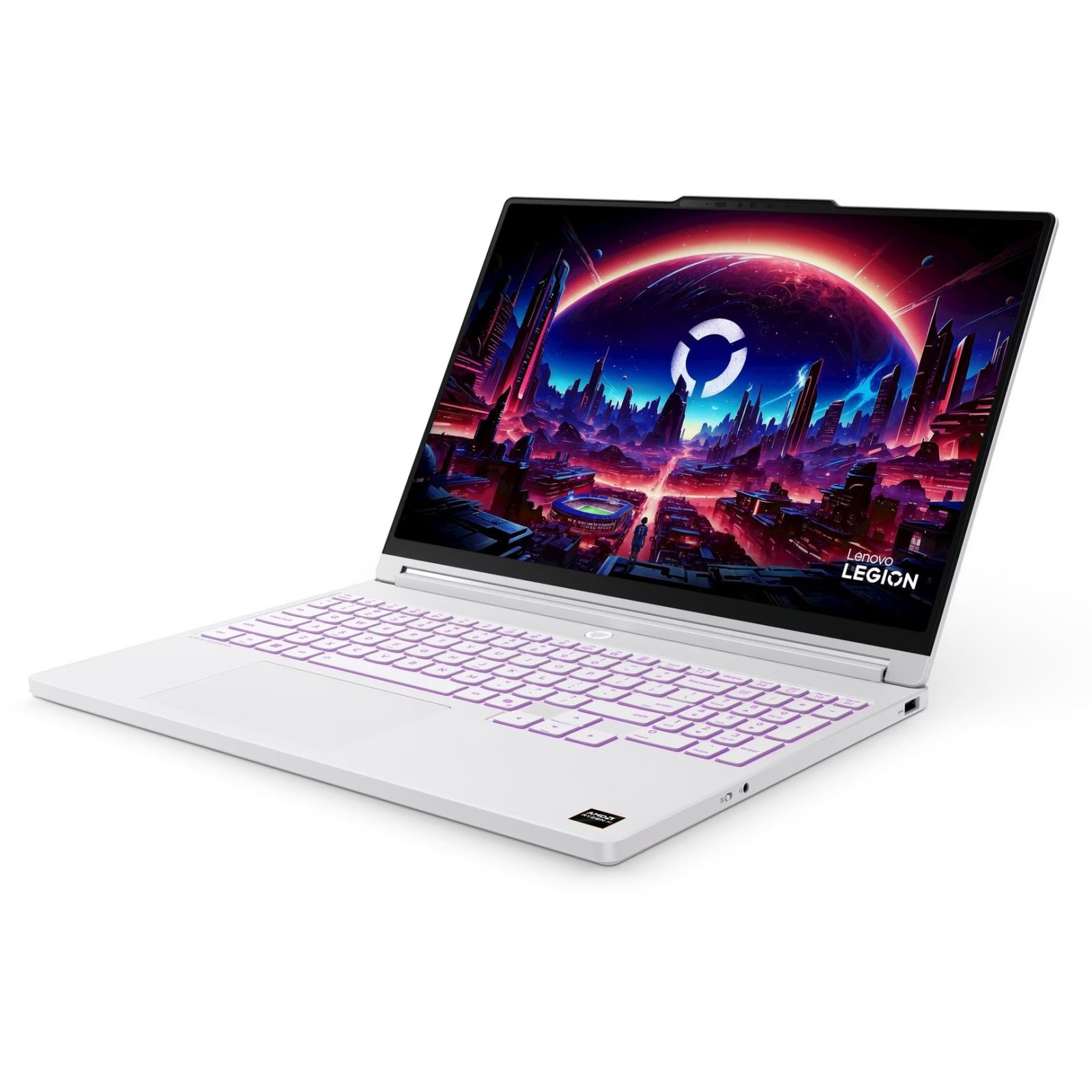 Laptop Lenovo Legion 5, 15.3" WQXGA, AMD Ryzen™ AI 7 PRO 450 pana la 5.1 GHz, 16 GB RAM DDR5 5600, 512 GB SSD, NVIDIA® GeForce® RTX 5060 8 GB, Windows 11 Home, Glacier White 512 GB