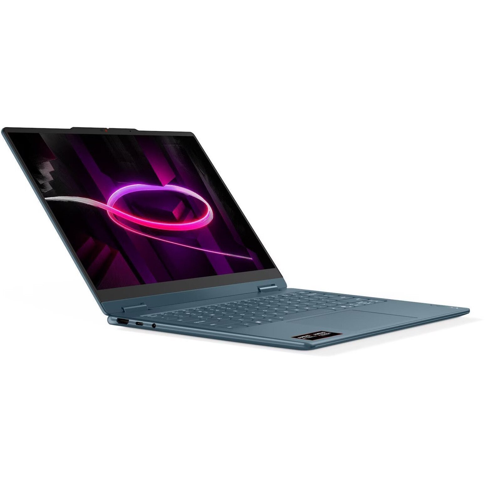 Laptop Lenovo Yoga 7 G11, 14" WUXGA Touchscreen, AMD Ryzen™ AI 5 435 pana la 4.5 GHz, 16 GB RAM LPDDR5x 8000, 512 GB SSD, AMD Radeon. Windows 11 Home, Tital Teal 512 GB