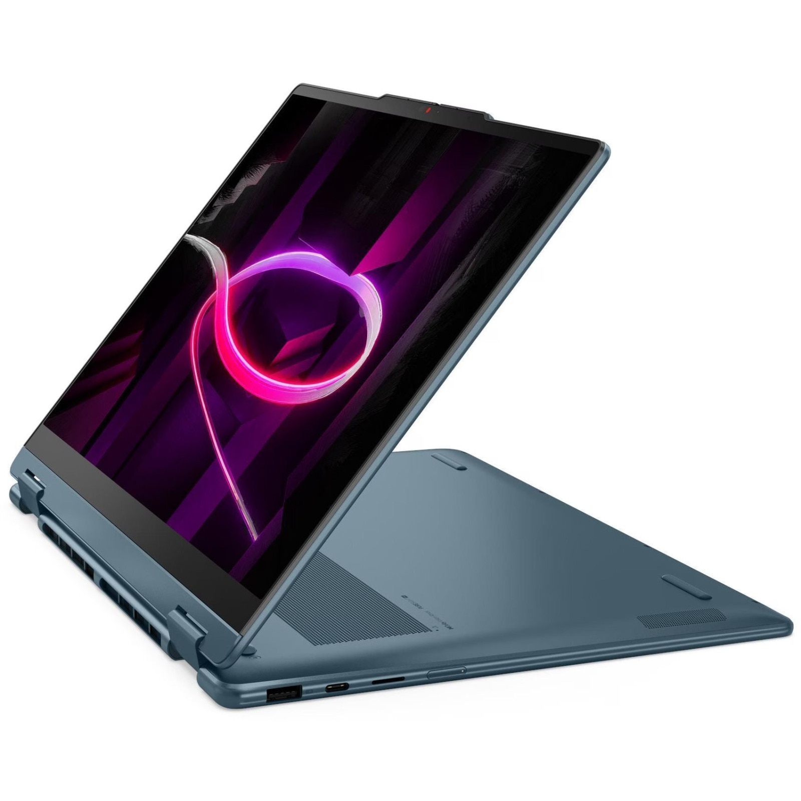 Laptop Lenovo Yoga 7 G11, 14" WUXGA Touchscreen, AMD Ryzen™ AI 5 435 pana la 4.5 GHz, 16 GB RAM LPDDR5x 8000, 512 GB SSD, AMD Radeon. Windows 11 Home, Tital Teal 512 GB