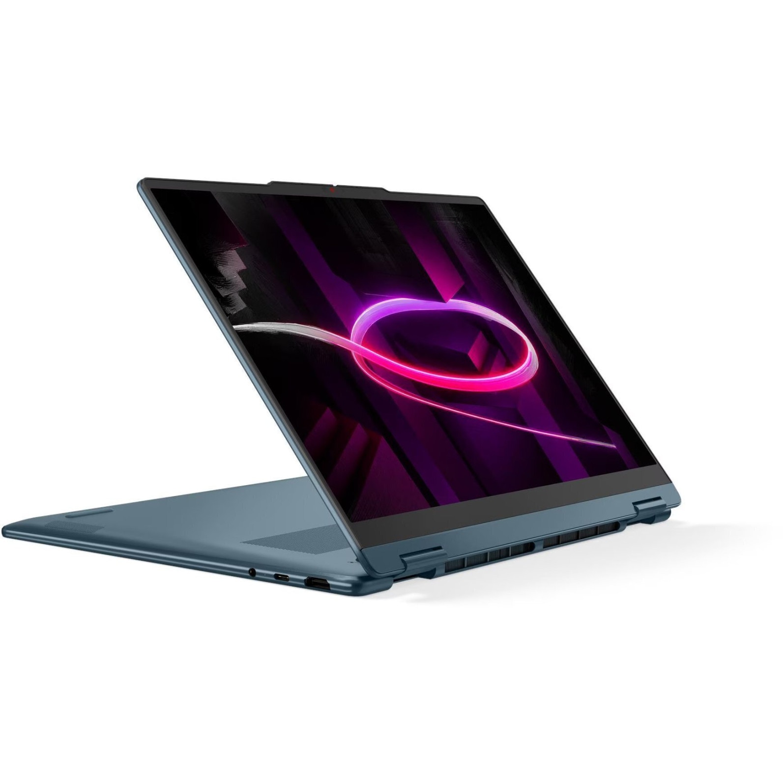 Laptop Lenovo Yoga 7 G11, 14" WUXGA Touchscreen, AMD Ryzen™ AI 5 435 pana la 4.5 GHz, 16 GB RAM LPDDR5x 8000, 512 GB SSD, AMD Radeon. Windows 11 Home, Tital Teal 512 GB