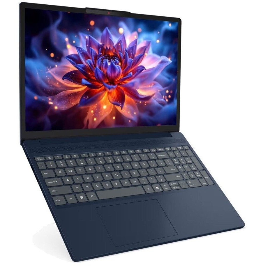 Laptop Lenovo IdeaPad Slim 3, 15.3" WUXGA, Intel® Core™ Ultra 5 322 pana la 4.4 GHz, 16 GB RAM DDR5 5600, 512 GB SSD, Intel® Graphics, Windows 11 Home, Cosmic Black 512 GB