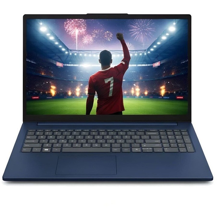Laptop Lenovo IdeaPad Slim 3, 15.3" WUXGA, Intel® Core™ Ultra 5 322 pana la 4.4 GHz, 16 GB RAM DDR5 5600, 512 GB SSD, Intel® Graphics, Windows 11 Home, Cosmic Black 512 GB