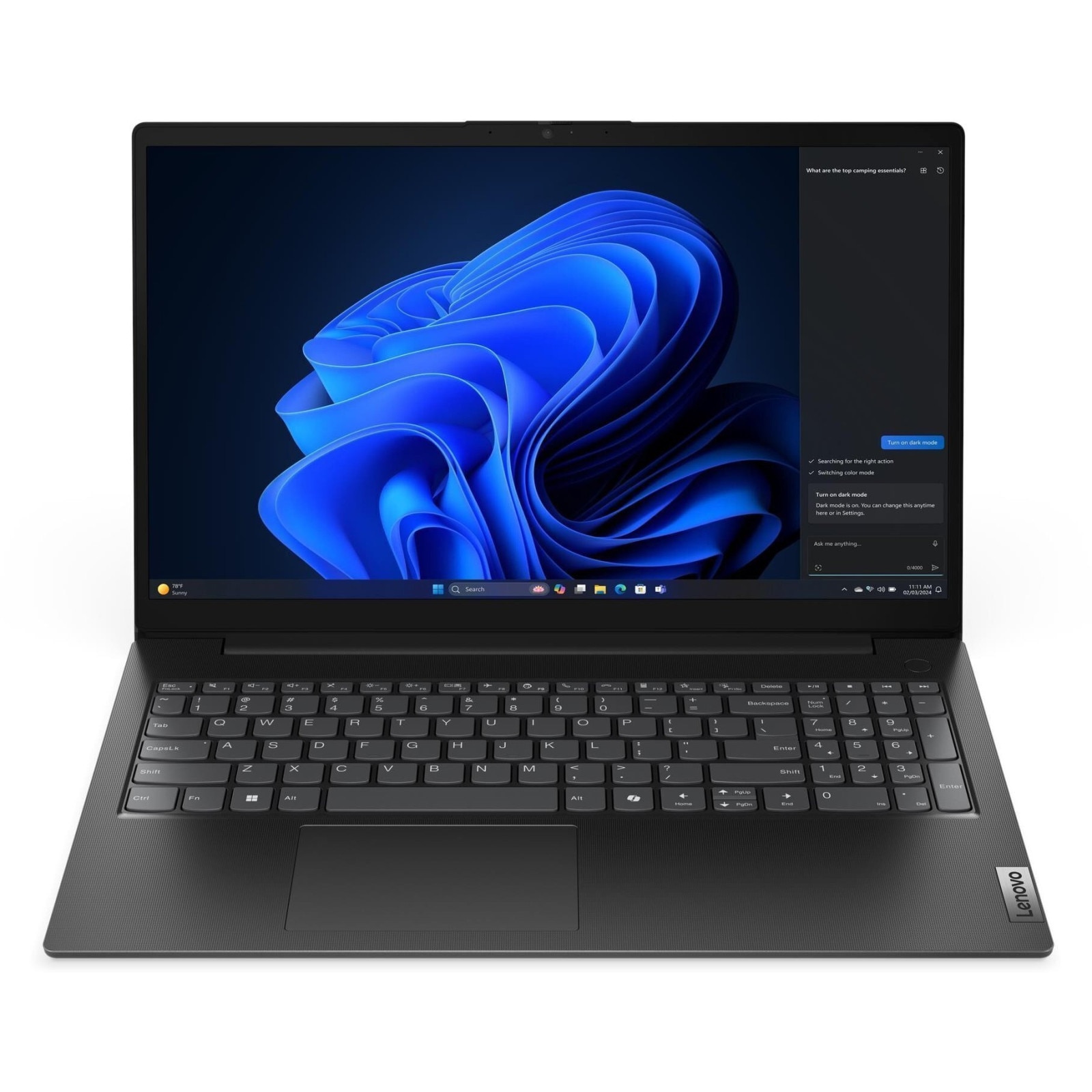 Laptop Lenovo V15 G5 IRL, 15.6" Full HD, Intel® Core™ i7 13620H pana la 4.9 GHz, 16 GB RAM DDR5 5200, 512 GB SSD, Intel® UHD Graphics, Windows 11 Pro, Business Black 512 GB