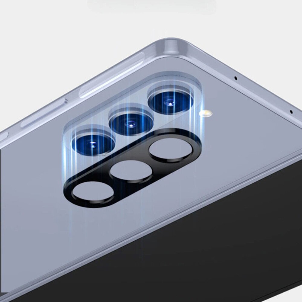 Folie de Protectie Lentile Camera pentru Samsung Galaxy Z Fold 8 Ultra, OPTIM SOLUTION, Sticla Securizata pentru Lentila, Protectie Camera, Stronger Adsorption, Case Friendly, Negru