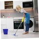 Mop plat multifunctional YANYXR, lemn, argintiu, 40x5x5cm