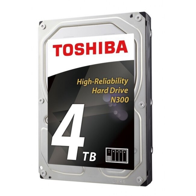 HDD Toshiba N300, 4TB, 7200rpm, 128MB, SATA 3, HDWQ140UZSVA - eMAG.ro