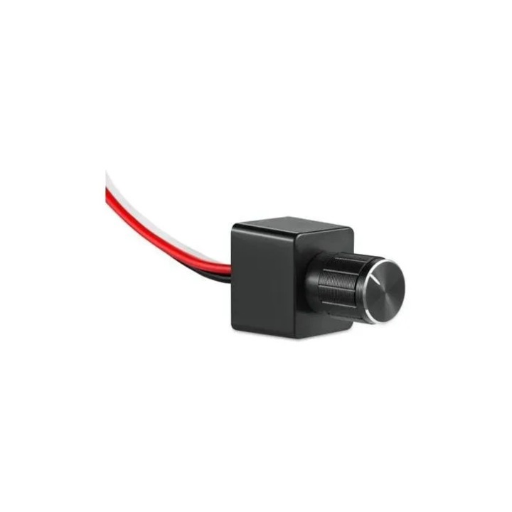 LED dimmer kapcsoló 12V 48W fekete 7.5x5.5x3.5cm