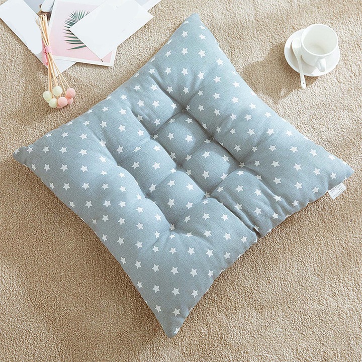 Perna scaun YANYXR 40x40cm poliester rezistent la intemperii albastru