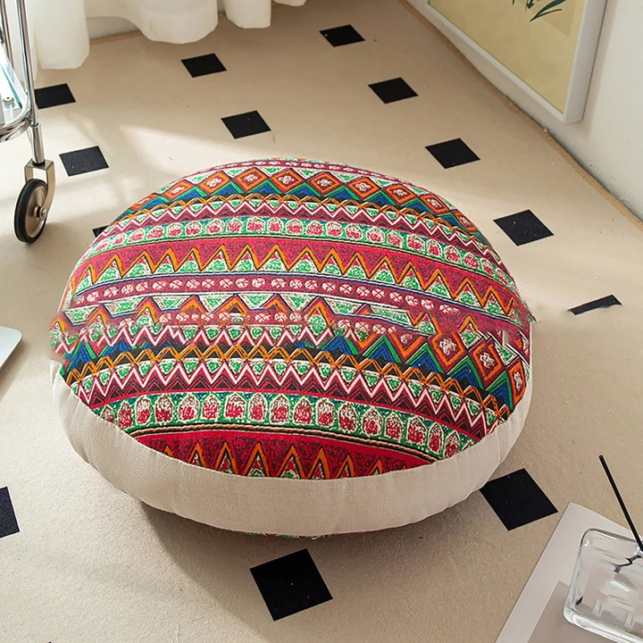Perna scaun YANYXR, patrata, moale, detasabila, bumbac, 45x45x25cm, multicolor