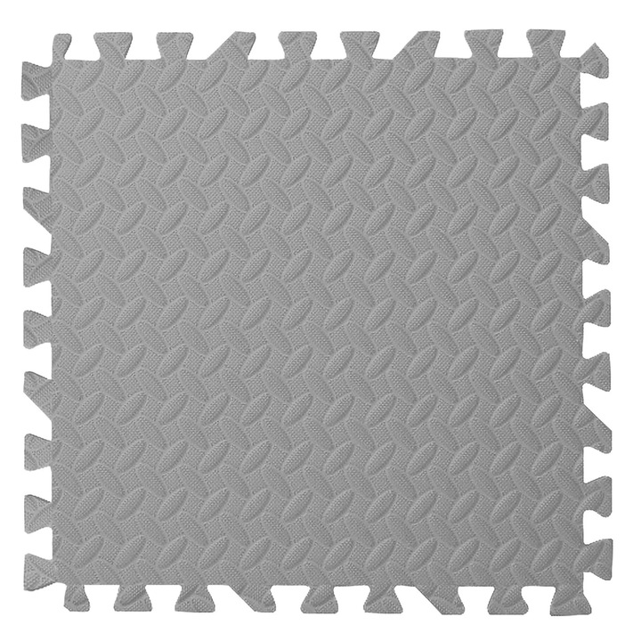 YANYXR gyerek puzzle szőnyeg 30x30x2.5cm szürke környezetbarát csúszásmentes