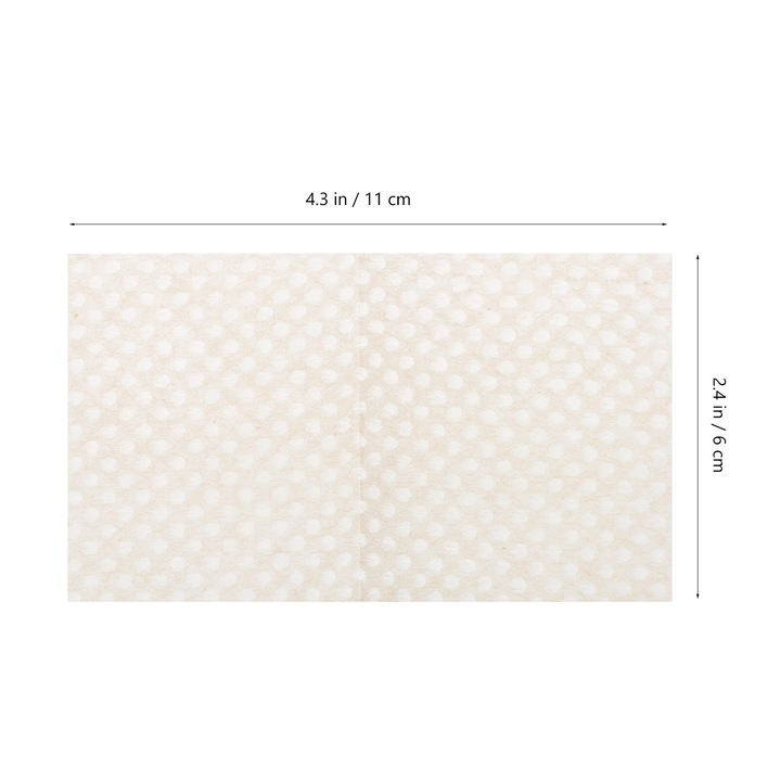 Hartie pentru permanent, alb, 11x6x0.1cm, set