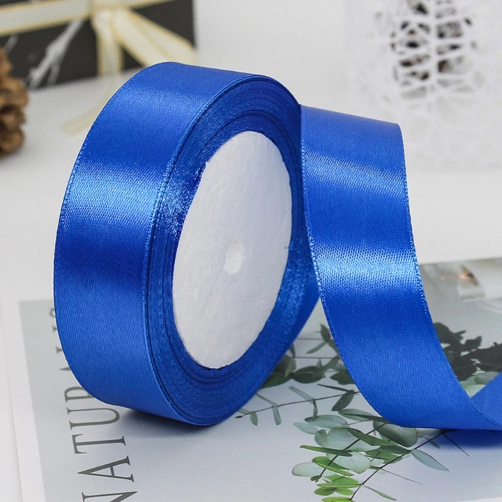 YANYXR szatén szalag 25yd kék 25mm